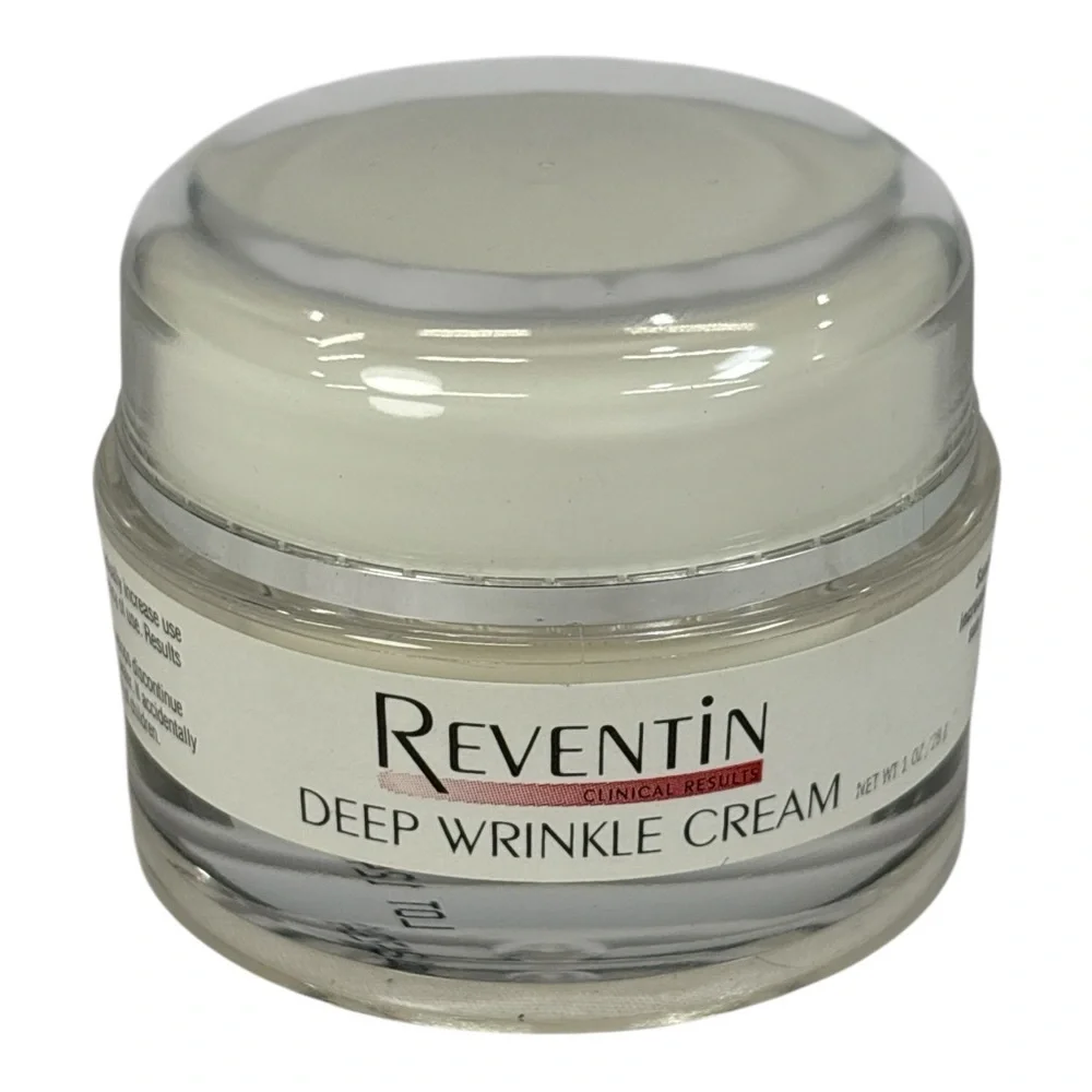 Reventin Clinical Results Deep Wrinkle Cream 1oz 28g Jar Anti-Aging New
